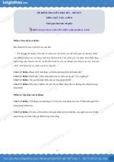 Đề thi giữa kì 1 Văn 8 - Đề số 9